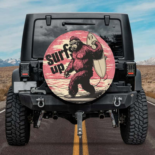 Sunset Beach Scene Spare Tire Cover