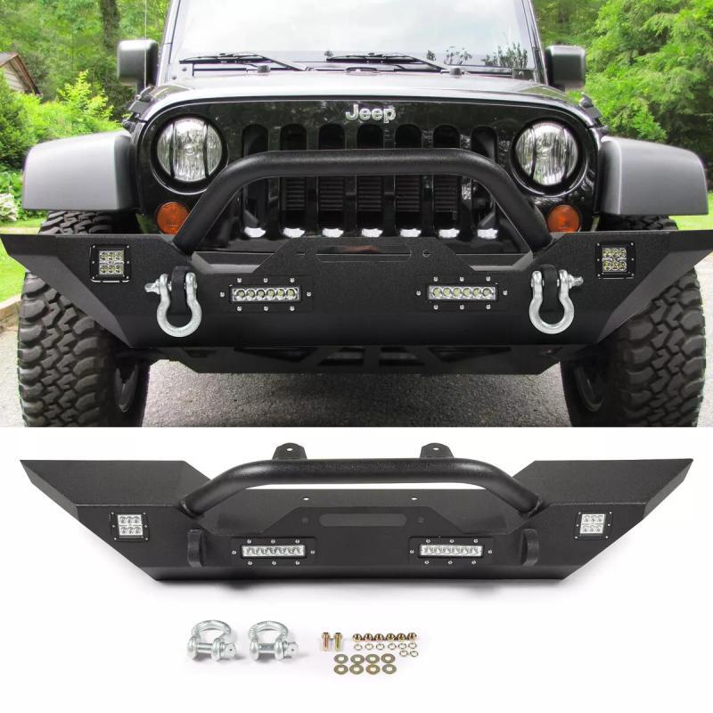 Load image into Gallery viewer, Bumper w/ Led Lights for 20-24 Jeep Gladiator JT
