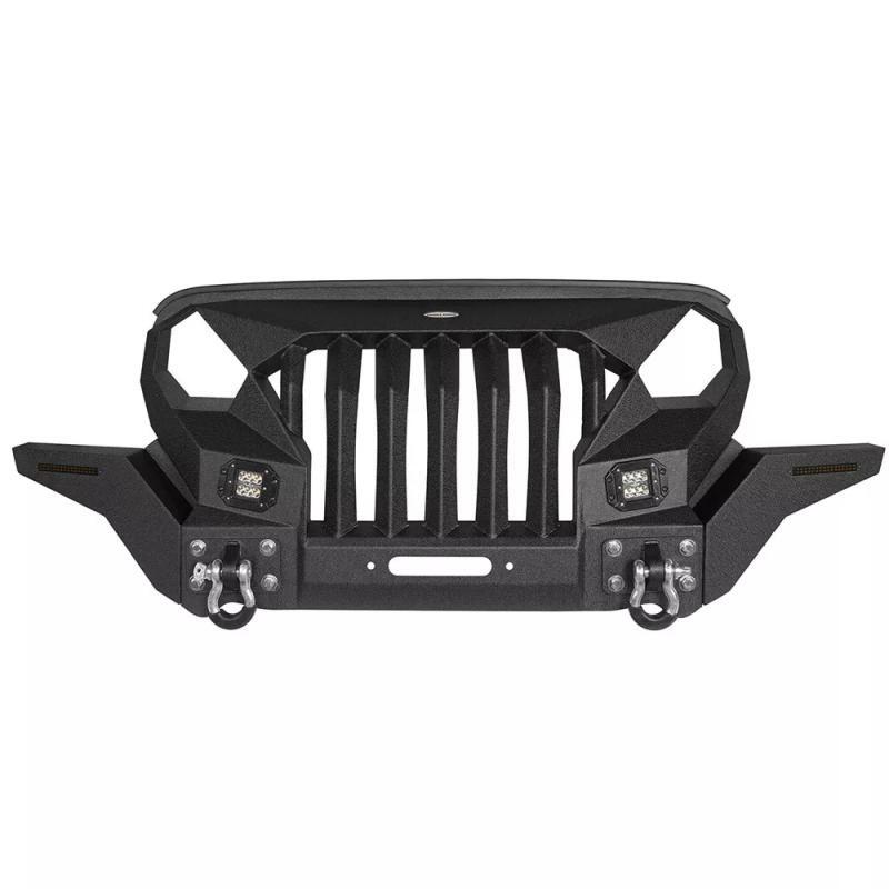 Load image into Gallery viewer, Mad Max Grille Style Front Bumper for Jeep Wrangler JL 18-24
