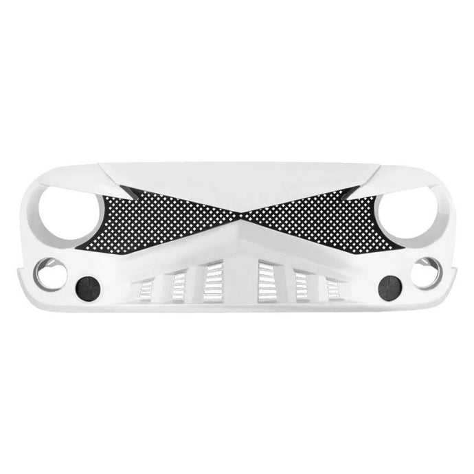 For 07-18 Jeep Wrangler JK JKU Front Bumper Grill