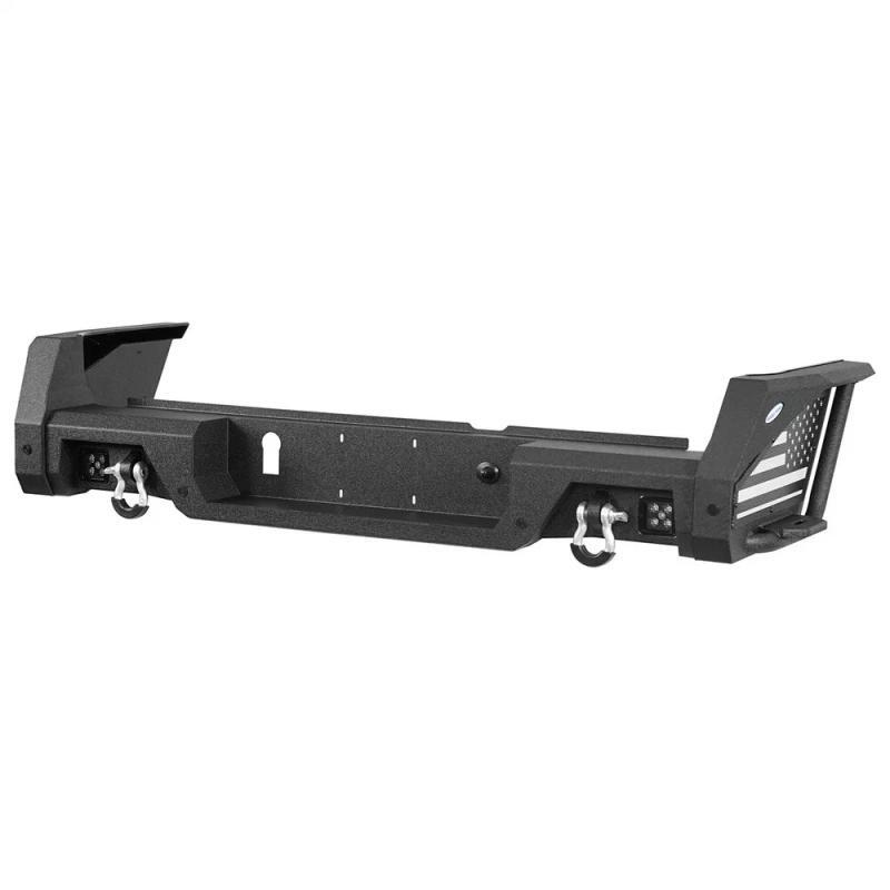 Load image into Gallery viewer, Rear Bumper w/ Bedside Slider Step &amp; Led Lights for 20-24 Jeep Gladiator JT
