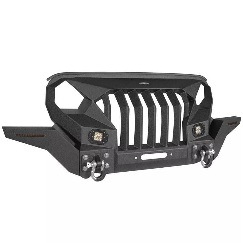 Load image into Gallery viewer, Mad Max Grille Style Front Bumper for Jeep Wrangler JL 18-24
