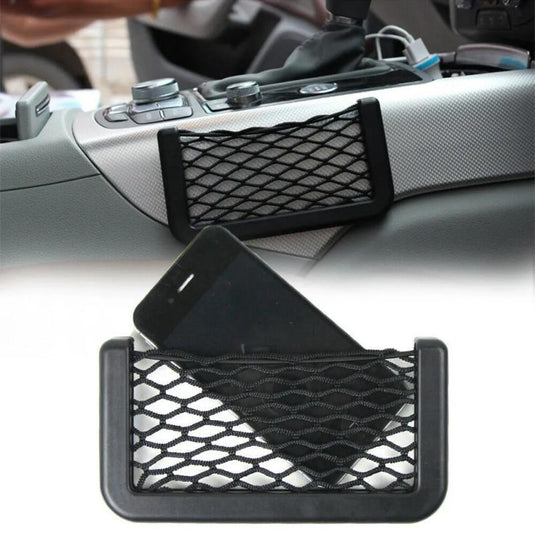 Car Elastic Mesh Storage Phone Holder Accessories Universal