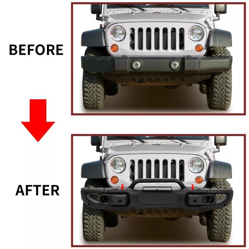 Load image into Gallery viewer, For Jeep Wrangler JK Rubicon 07-18 10th Anniversary Style Front Bumper
