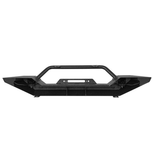 Front Bumper w/ Winch Plate & LED Light for 97-06 Jeep Wrangler TJ