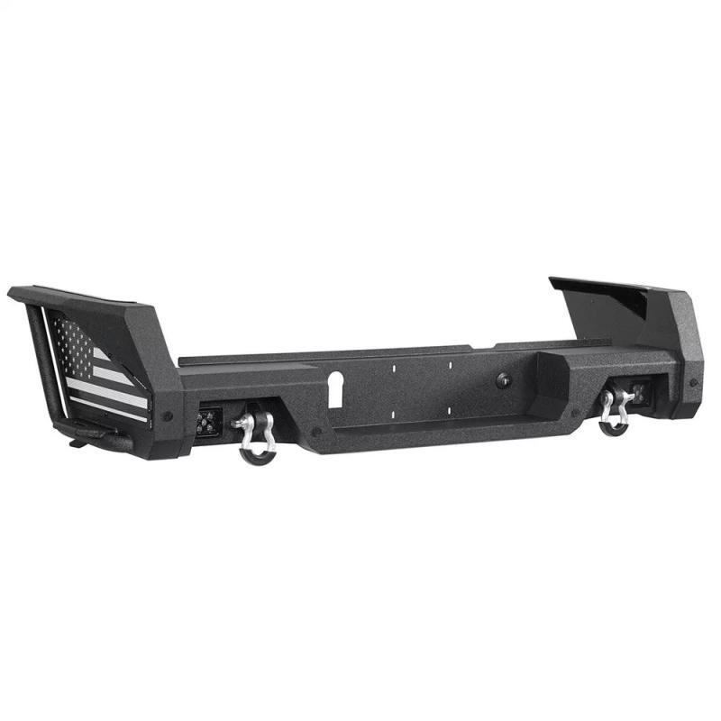 Load image into Gallery viewer, Rear Bumper w/ Bedside Slider Step &amp; Led Lights for 20-24 Jeep Gladiator JT
