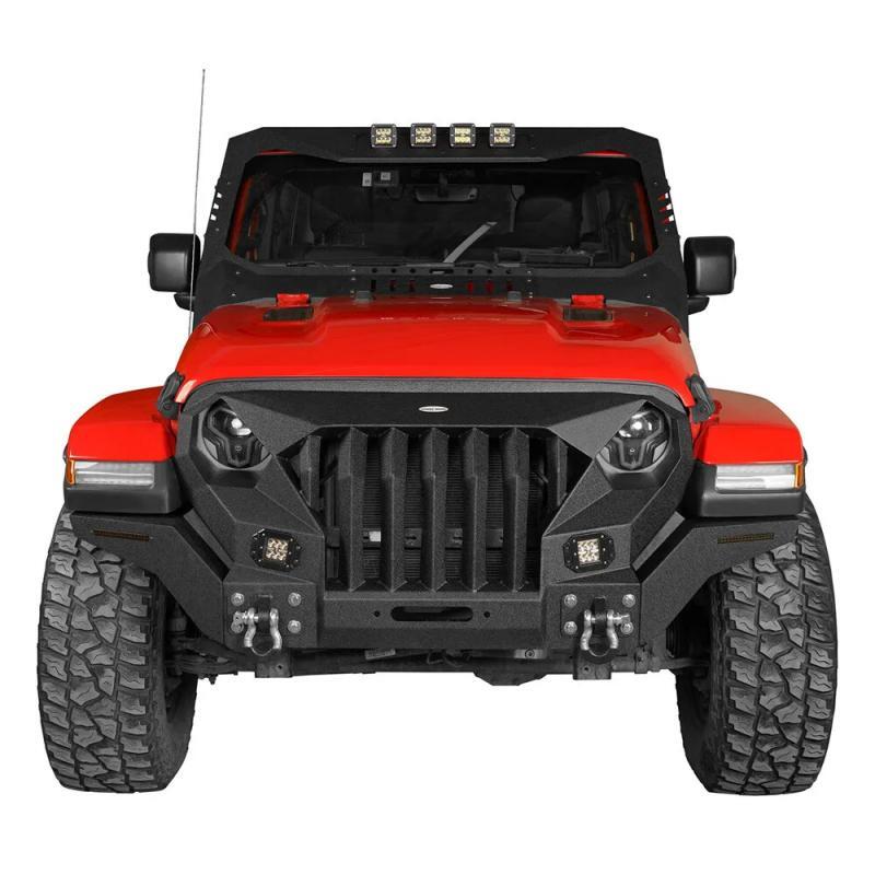 Load image into Gallery viewer, Mad Max Grille Style Front Bumper for Jeep Wrangler JL 18-24
