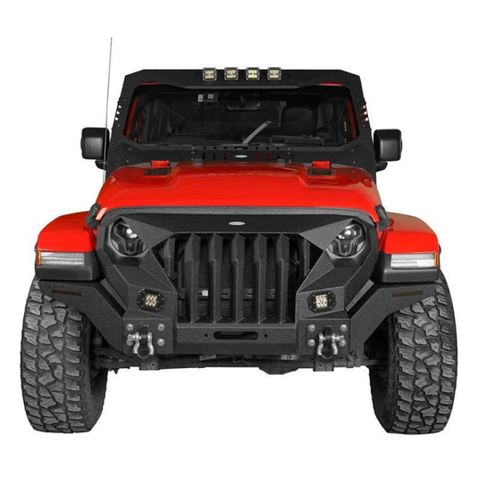 Mad Max Grille Style Front Bumper for Jeep Wrangler JL 18-24