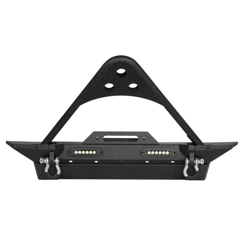 Load image into Gallery viewer, Front Bumperw/LED Light &amp; Winch Plate Fit 97-06 Jeep Wrangler TJ
