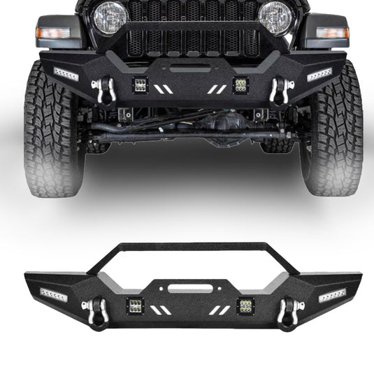 Front Bumper for 18-24 Jeep Wrangler JL & Unlimited w/ Led Lights