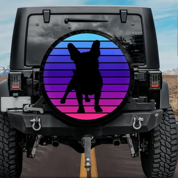 French Bulldog Spare Tire Cover