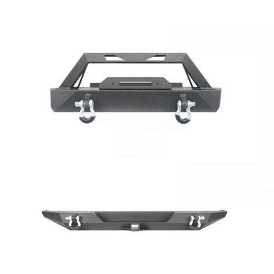 Front + Rear Bumper Combo w/ Winch Plate & D-Rings  Fits For 76-86 Jeep Wrangler CJ-7