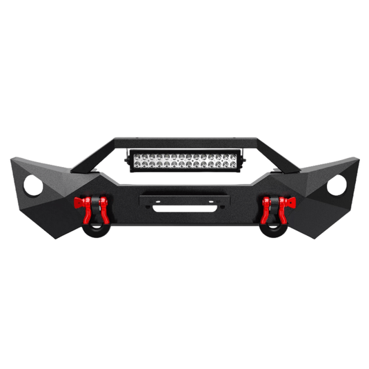 Front Bumper w/Winch Plate for 07-18 Jeep Wrangler JK JKU Unlimited